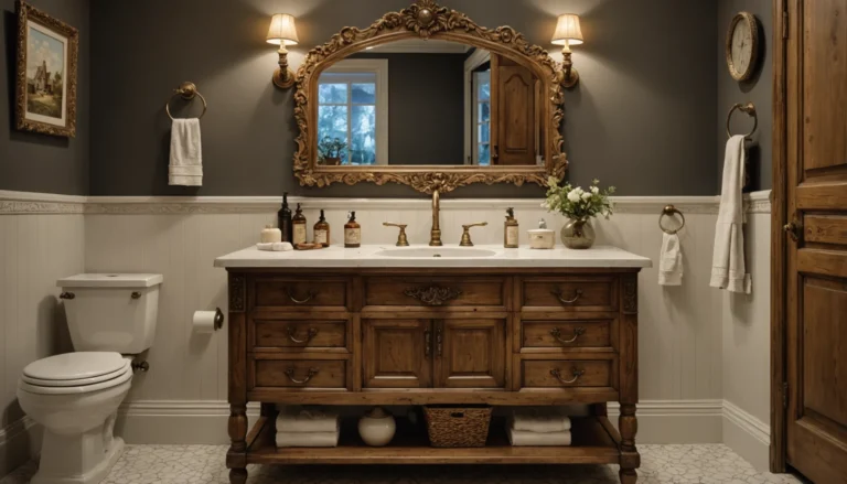 ancien meuble salle de bain