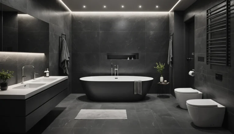 carbonite plate salle de bain