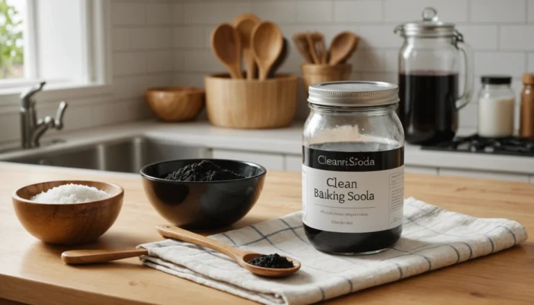 savon noir et bicarbonate
