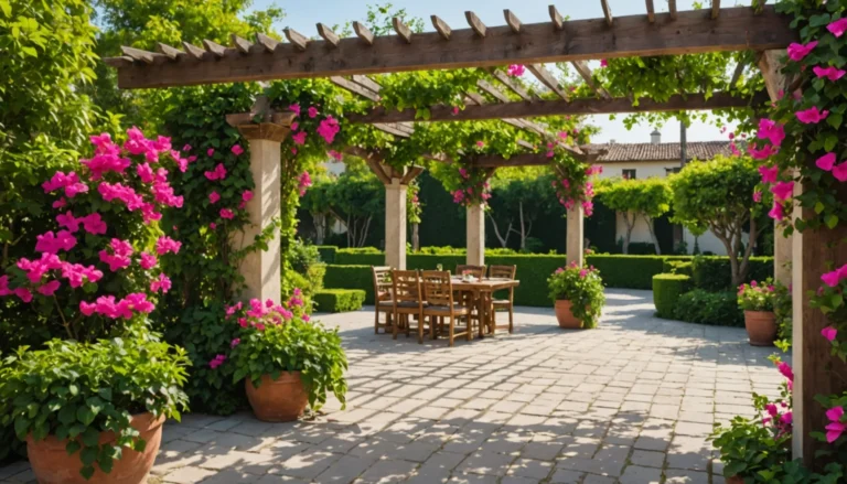 pergola terrasse bois