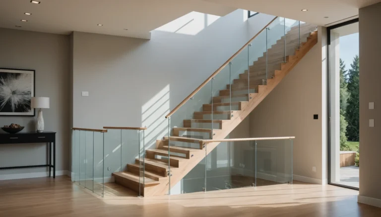 garde-corps moderne pour escalier intérieur