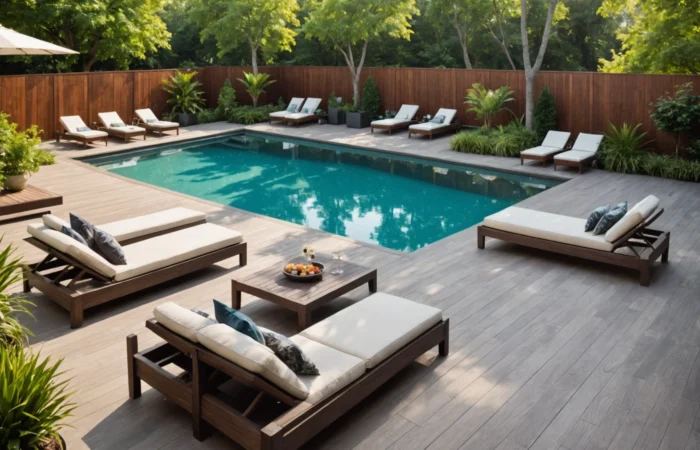 amenagement piscine et terrasse